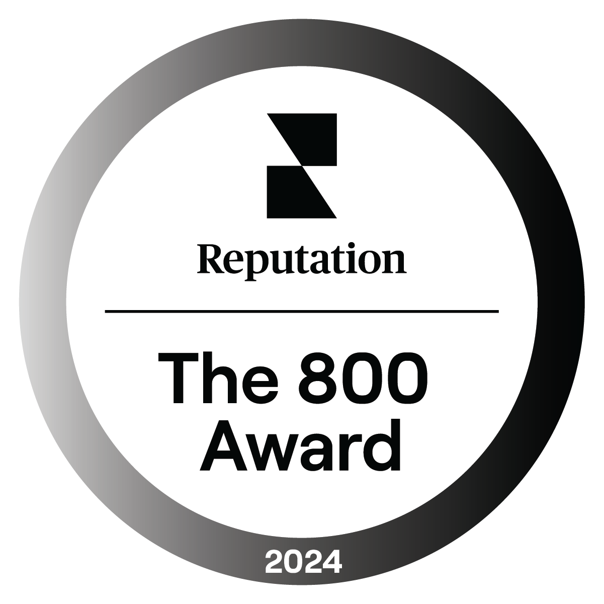 Reputation The 800 Award Logo