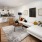 open concept kitchen and living area